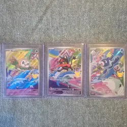 Pokemon First Partner Illustration Collection Alola Gen 7 Full Set x3 Bundle - Image 1