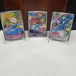 Pokemon First Partner Illustration Collection Promos Gen 7 Starters #43-45 NM - Image 1