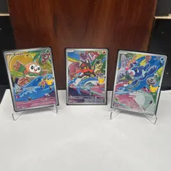 Pokemon First Partner Illustration Collection Promos Gen 7 Starters #43-45 NM - Image 3