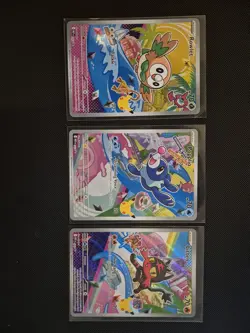 Pokemon 2026 First Partner Illustration Collection Series 1 Promos GEN 7 STARTER - Image 1