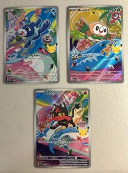 Pokemon First Partner Illustration Collection Series 1 | Gen 7 | Aloha Set - Image 1