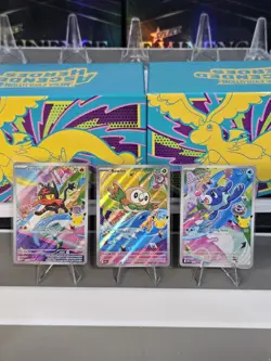 Pokemon 2026 First Partner Illustration Collection Series 1 Promos GEN 7 STARTER - Image 1