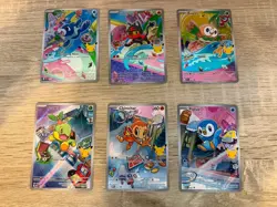 Pokemon 30th Anniversary First Partner Illustration Collection Gen 4/7 Starters - Image 2