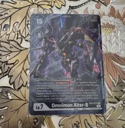 Digimon Card Game Omnimon Alter-B EX4-073 SEC Alt Art Alternative Being - Image 1