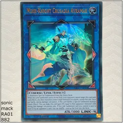 Mekk-Knight Crusadia Avramax - RA01-EN044 - 1st Edition Yugioh - Image 1
