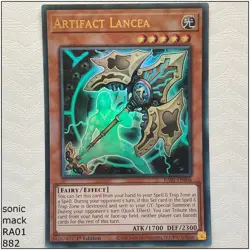 Artifact Lancea - RA01-EN006 - 1st Edition Yugioh - Image 1