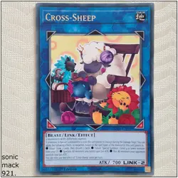 Cross-Sheep - JUSH-EN048 - Rare 1st Edition Yugioh - Image 1