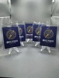 5 One Piece TCG Monkey D Luffy ST10-006 SR Treasure Booster Set Promo 4x SEALED - Image 2