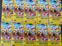 One Piece OP15/EB04 Adventure on KAMI’S Island 10 Booster Packs English Sealed - Image 1