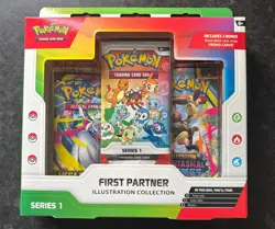 Pokemon TCG First Partner Illustration Collection Box Series 1 Brand New Sealed - Image 1
