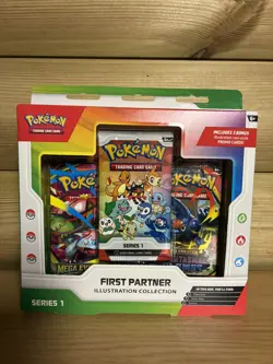 Pokemon TCG: First Partner Illustration Collection Series 1 Brand New Sealed - Image 1