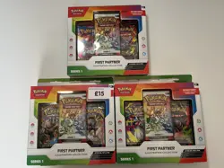 X3 Pokemon TCG First Partner Illustration Collection Series 1 Brand New Sealed - Image 2