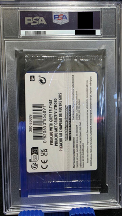 *Relist* Pikachu with Grey Felt hat Van Gogh 085 Graded Sealed Promo PSA 10 - Image 2
