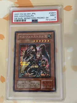 Yu Gi Oh Cards, Des Volstgalph, PSA 9 - Image 1