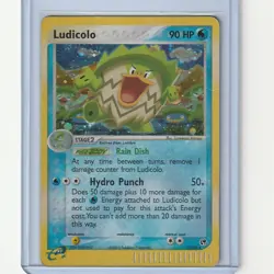 Ludicolo Pokemon Card 7/100 Sandstorm Holo Rare 2003 - Image 1