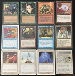 Vintage MTG Lot: ALL RARES 12 Cards - Played - 1994-1999 Magic The Gathering - Image 1