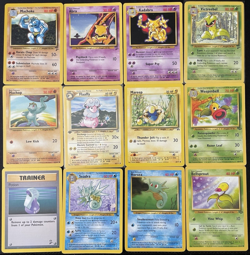 WOTC Old Pokemon Card Lot (12) - NM/LP - incl 1st Edition, Rare - Vintage - Image 1