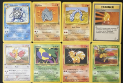 WOTC Old Pokemon Card Lot (12) - Incl. 1st ed - Played - 1999+ Vintage - Image 2