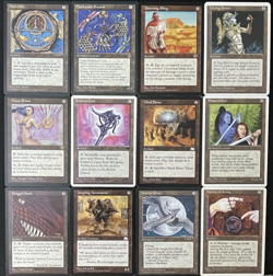 Vintage MTG Lot: 1995-1997 12 Artifact Cards - Light Play - Magic: The Gathering - Image 1