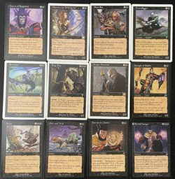 Vintage MTG Lot: 12 Black Cards - RARES - NM/LP - Magic: The Gathering - Image 1