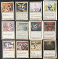 Vintage MTG Lot: 12 White Cards - 2 Rares – Played – Magic The Gathering - Image 1
