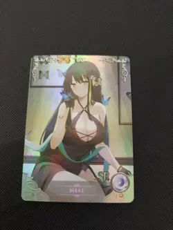 SR 5M06-074 M4A1 Girls Frontline Goddess Story Anime TCG Holo Card - Image 2