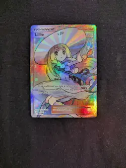 Pokemon TCG Lillie Sun & Moon Holo Full Art Ultra Rare Card 147/149 LP - Image 1