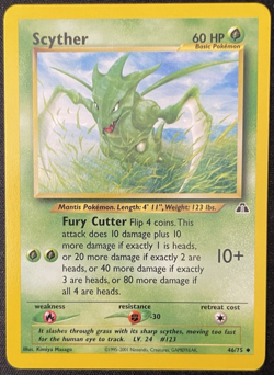 Scyther Neo Discovery 2001 Near Mint Vintage Pokemon Card - Image 1