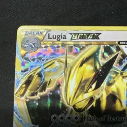 The Pokemon Company Lugia BREAK Holo Fates Collide 79/124 Rare 150HP Card - Image 3