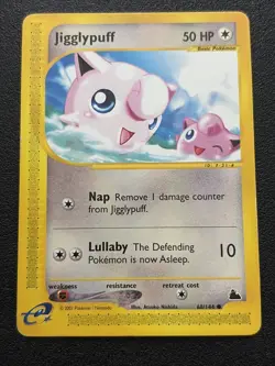 Jigglypuff 68/144 Skyridge Pokemon Card 2003 GOOD CONDITION - Image 1