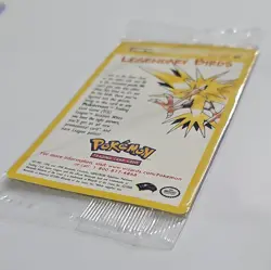 Pokemon TCG Legendary Birds Zapdos WOTC Promo Factory Sealed Card - Image 2