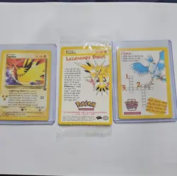 Pokemon TCG Legendary Birds Zapdos WOTC Promo Factory Sealed Card - Image 5