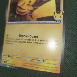 DOUBLE WHOLE SWIRL 🌀💫 NM Pikachu 051/162 30th Anniversary Stamped Pokemon Card - Image 4