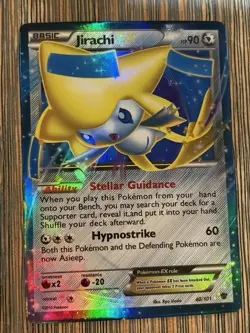 Pokemon Jirachi EX Plasma Blast 60/101 Ultra Rare Holo Psychic Card 90 HP - Image 1