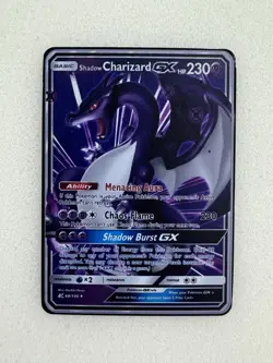 Black Metal Fan Art Card Collection Toon Shadow Charizard 48/100 GX 230HP - Image 1