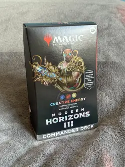 MTG Modern Horizons 3 - Creative Energy Commander Deck - New/Sealed - Image 1