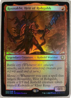 mtg magic Rosnakht, Heir of Rohgahh FOIL ENGLISH - Image 1