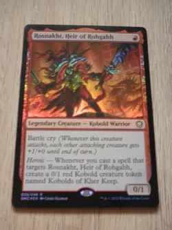 mtg magic Rosnakht, Heir of Rohgahh FOIL ENGLISH - Image 2