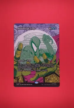 Mindbreak Trap mtg Mythic Borderless MAR 0011 Spider-Man Magic: The Gathering - Image 1
