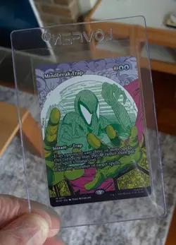 Mindbreak Trap mtg Mythic Borderless MAR 0011 Spider-Man Magic: The Gathering - Image 3