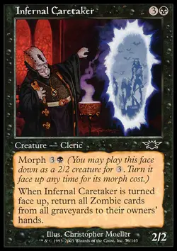 Magic the Gathering MTG Infernal Caretaker (76) Legions NM - Image 1