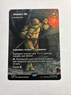 Donnie's Bo - Shadowspear (Borderless) MTG TMNT Plus Bonus Rare!!! - Image 1