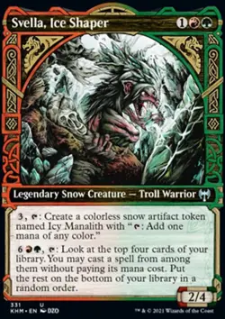 Magic the Gathering MTG Svella, Ice Shaper (331) Kaldheim LP - Image 1