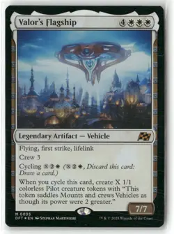 Aetherdrift Magic: The Gathering Valor's Flagship Foil - Image 1