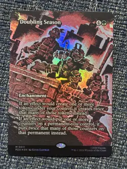 Doubling Season (Borderless) #11 (Foil) PZA Magic MTG TMNT NM - Image 1