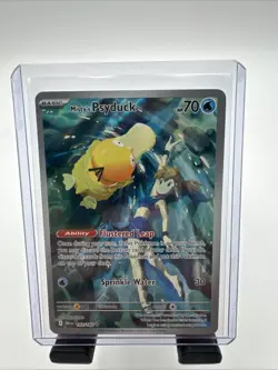 Pokemon Misty's Psyduck 193/182 Destined Rivals Illustration Rare Holo - Image 1