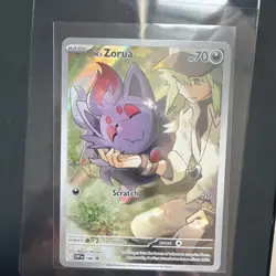 Pokemon N's Zorua Black Star Promo SVP 189 - Image 1