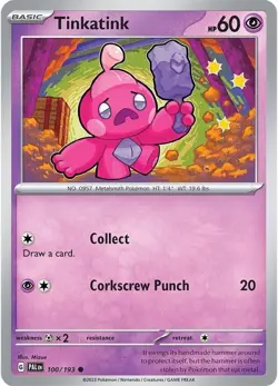 Tinkatink (100/193) Paldea Evolved - Pokemon TCG [Near Mint] - Image 1