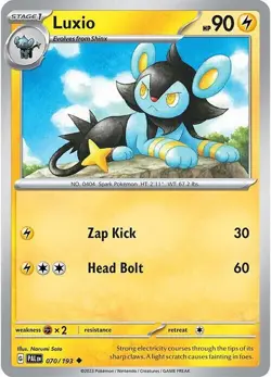 Luxio - 070/193 - Uncommon - Paldea Evolved - Pokemon - Near Mint/Mint - Image 1