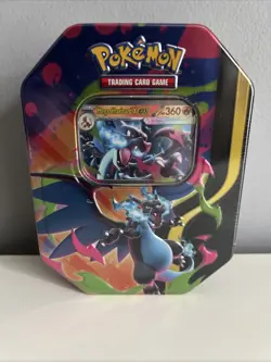 Pokemon TCG Mega Charizard Ex Tin - Image 1